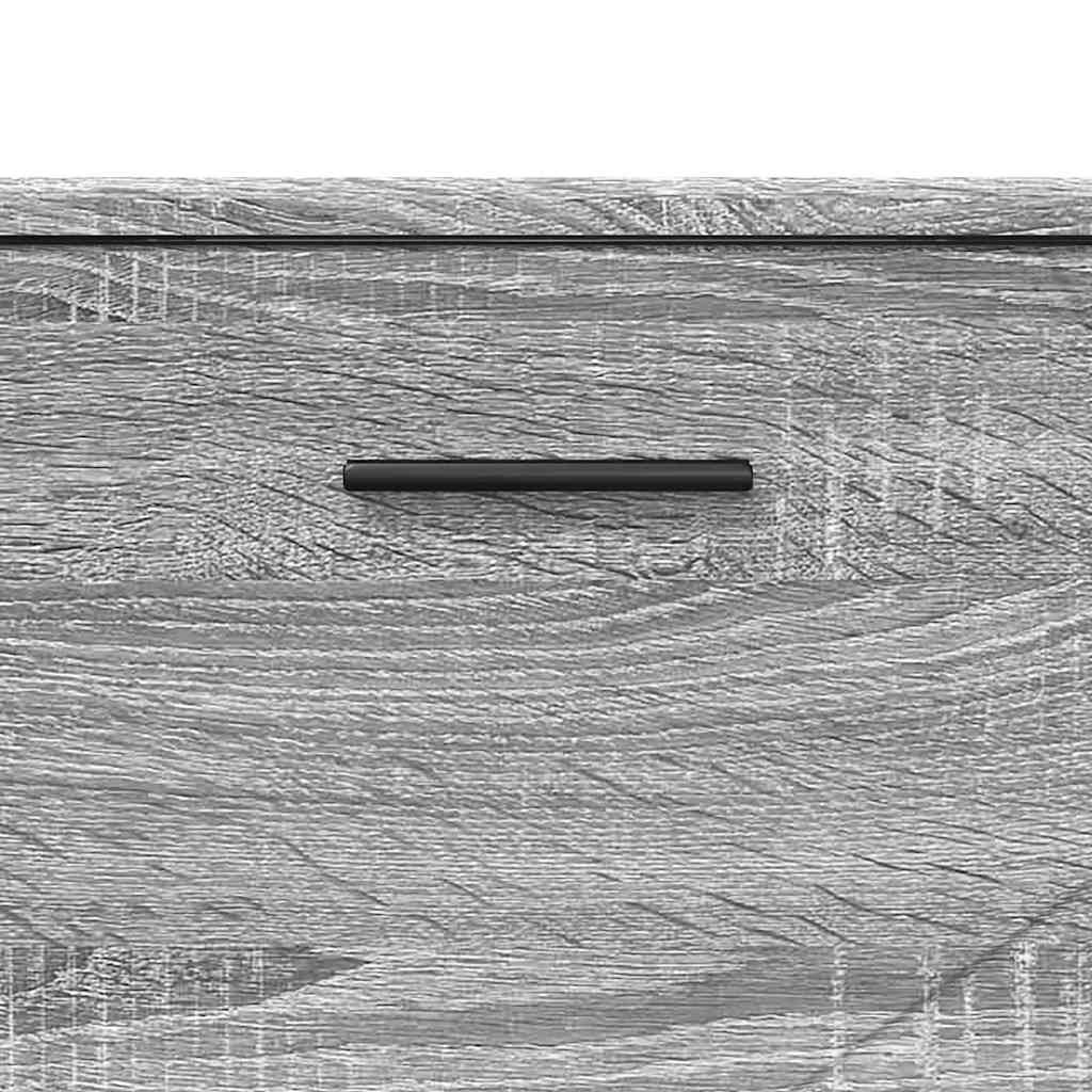 Badezimmerschrank mit Speicher Graues Sonoma 76,5 x 35 x 64 cm