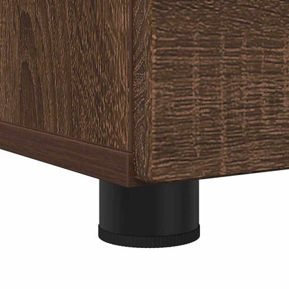 Badezimmerschrank mit Tür Braun Eichen-Optik 76,5 x 35 x 64 cm