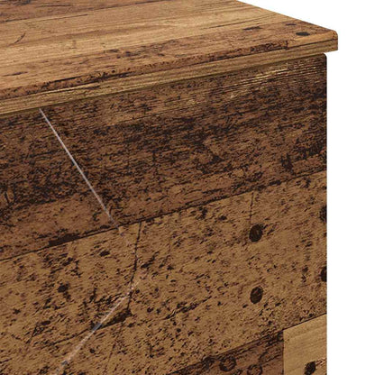 Badezimmerschrank mit Schubladen Altholz 76,5 x 35 x 64 cm