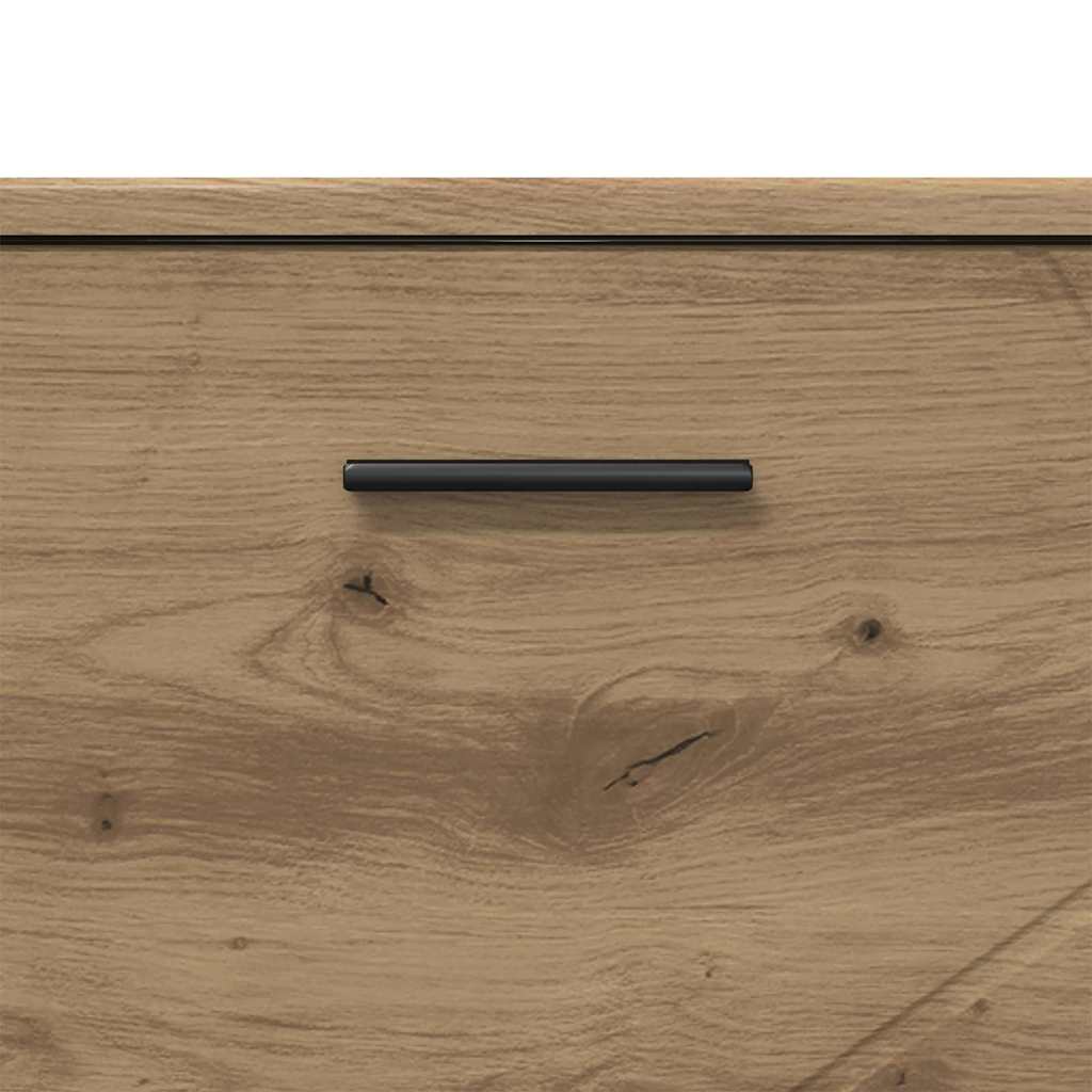 Badezimmerschrank mit Speicher Artisan-Eiche 76,5 x 35 x 64 cm