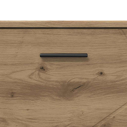 Badezimmerschrank mit Speicher Artisan-Eiche 76,5 x 35 x 64 cm