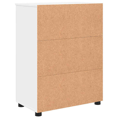 Badezimmer Schrank mit Regal Weiß 60 x 35 x 80 cm Holzwerkstoff