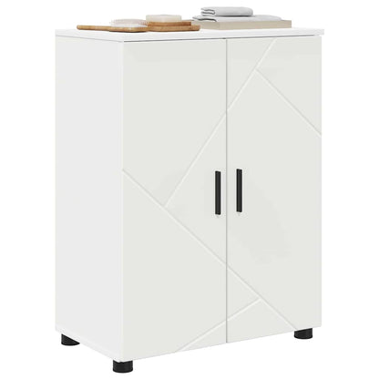 Badezimmer Schrank mit Regal Weiß 60 x 35 x 80 cm Holzwerkstoff
