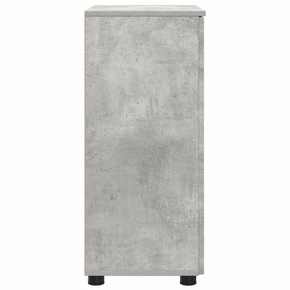 Badezimmerschrank mit Speicher Beton Grau 60 x 35 x 80 cm