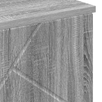 Badezimmerschrank mit Speicher Graues Sonoma 60 x 35 x 80 cm