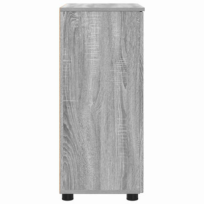 Badezimmerschrank mit Speicher Graues Sonoma 60 x 35 x 80 cm