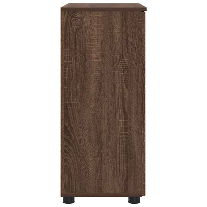 Badezimmer Schrank mit Regal Braun Eichen-Optik 60 x 35 x 80 cm