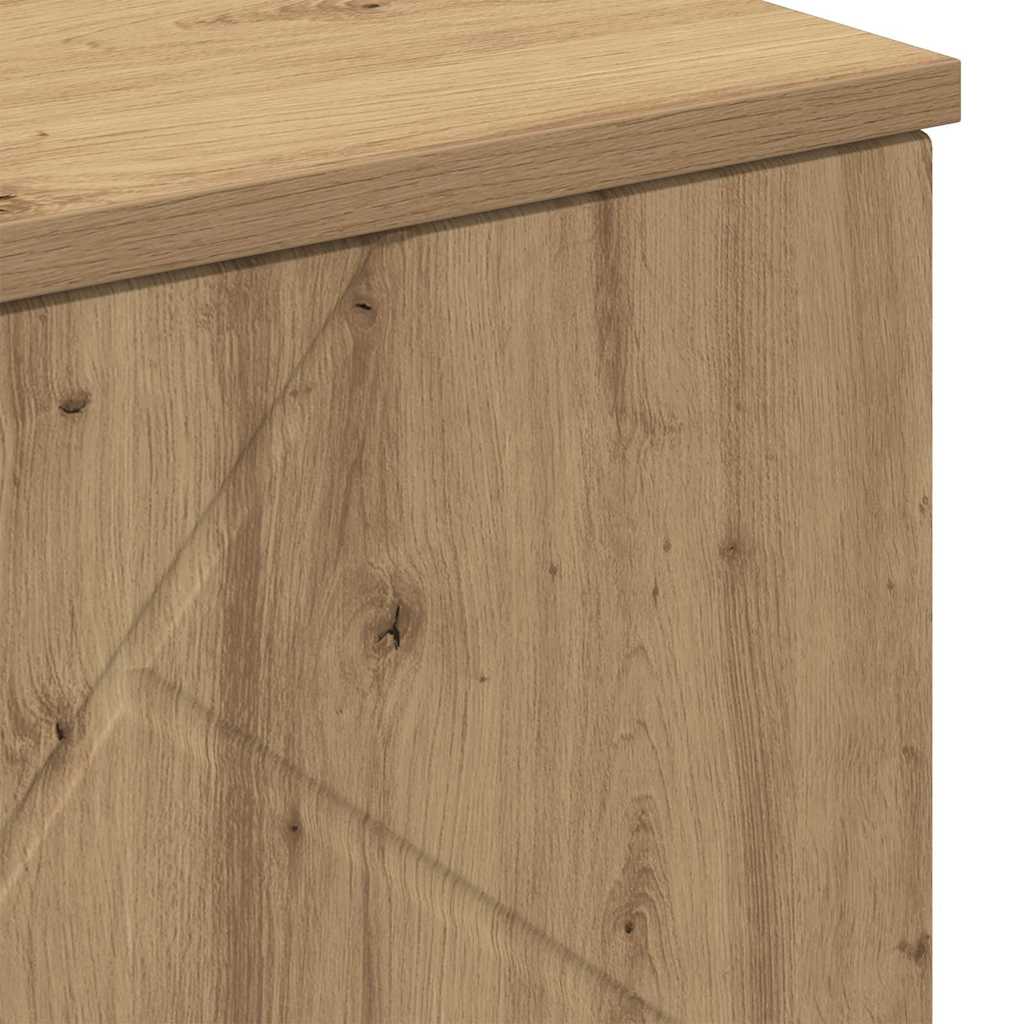 Badezimmerschrank mit Speicher Artisan-Eiche 60 x 35 x 80 cm