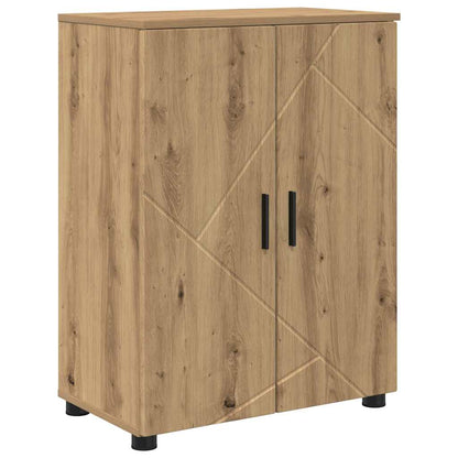 Badezimmerschrank mit Speicher Artisan-Eiche 60 x 35 x 80 cm