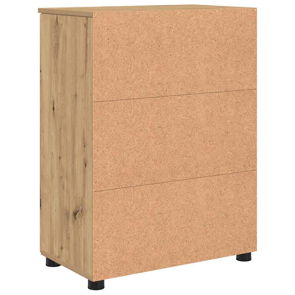 Badezimmerschrank mit Speicher Artisan-Eiche 60 x 35 x 80 cm