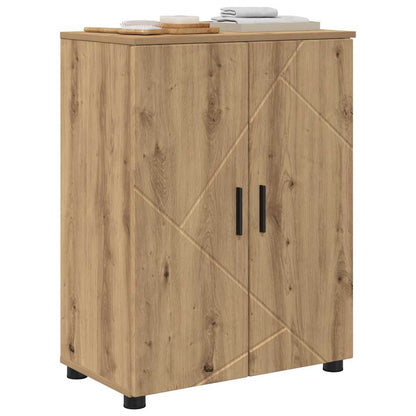 Badezimmerschrank mit Speicher Artisan-Eiche 60 x 35 x 80 cm