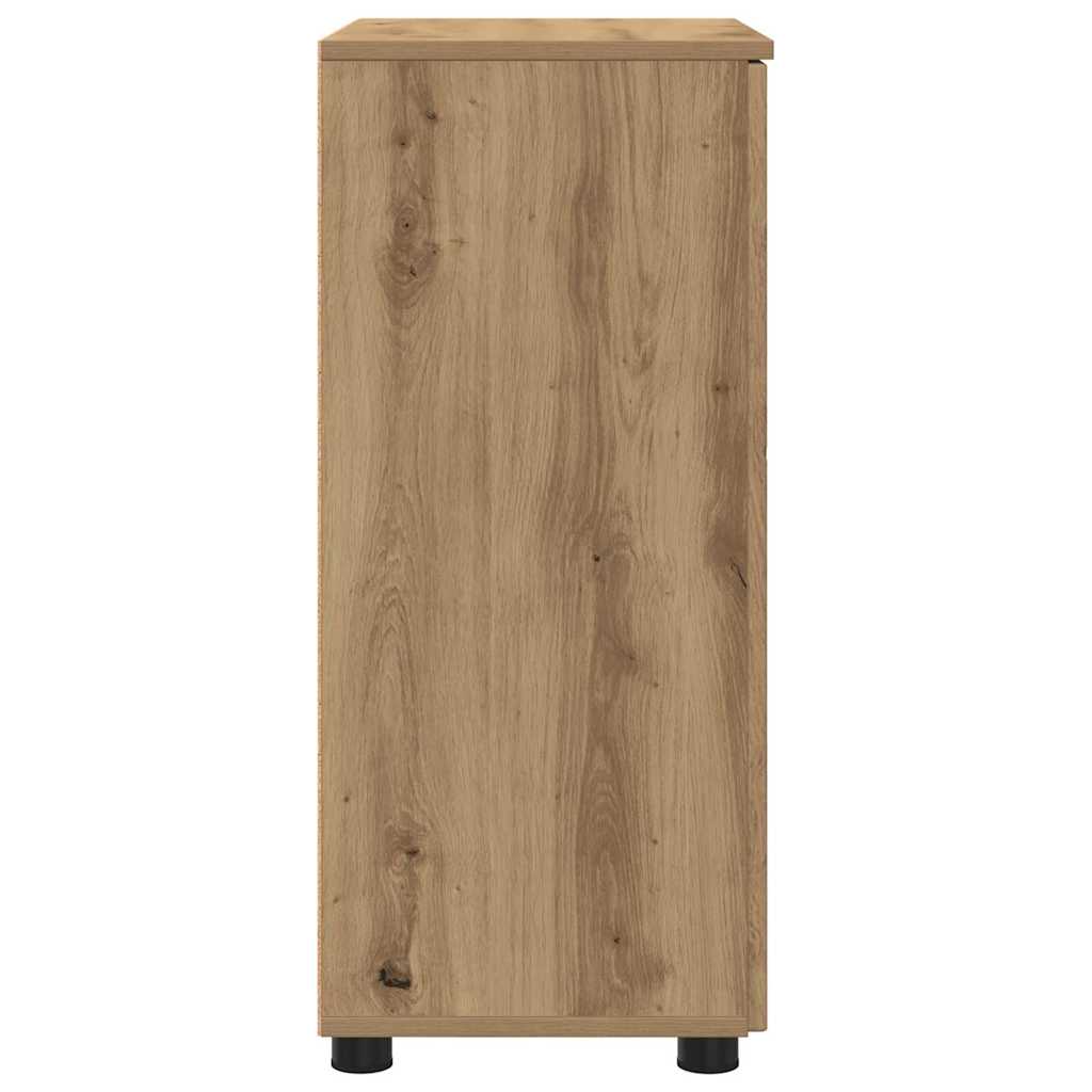 Badezimmerschrank mit Speicher Artisan-Eiche 60 x 35 x 80 cm