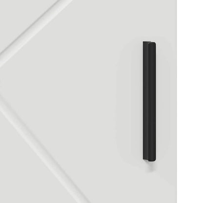 Badezimmerschrank Weiß 30 x 35 x 95 cm Holzwerkstoff & Metall