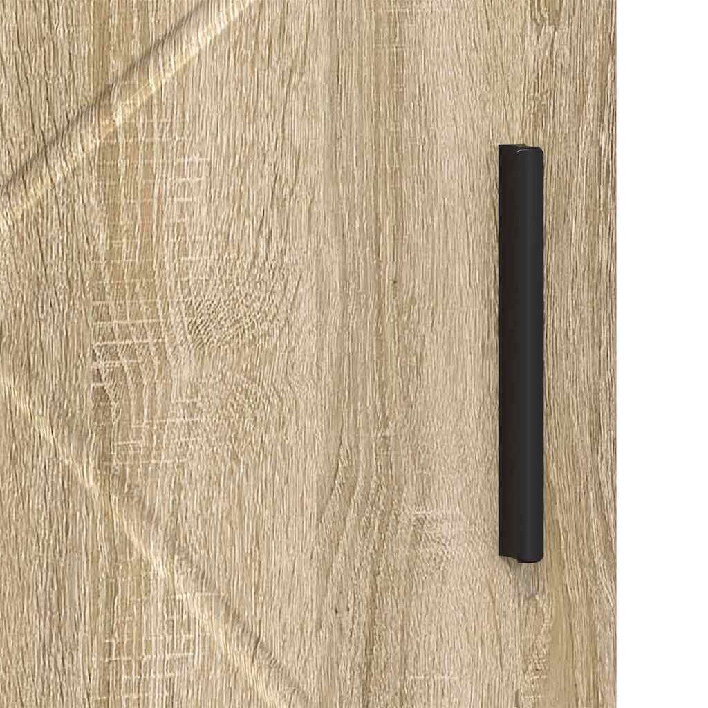 Badezimmerschrank mit Speicher Sonoma-Eiche 30 x 35 x 95 cm