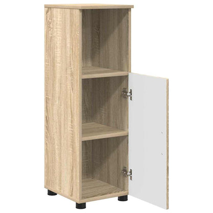 Badezimmerschrank mit Speicher Sonoma-Eiche 30 x 35 x 95 cm