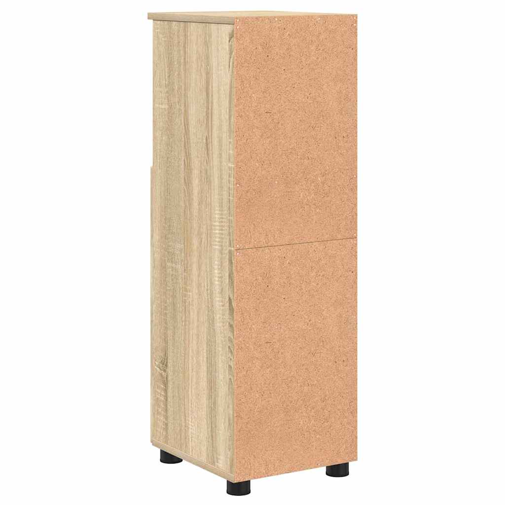 Badezimmerschrank mit Speicher Sonoma-Eiche 30 x 35 x 95 cm