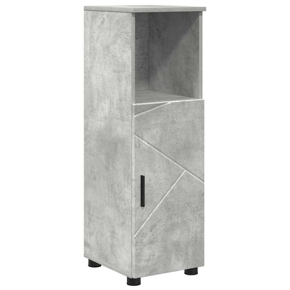 Badezimmerschrank mit Speicher Beton Grau 30 x 35 x 95 cm