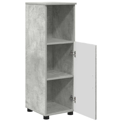 Badezimmerschrank mit Speicher Beton Grau 30 x 35 x 95 cm