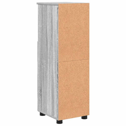 Badezimmerschrank mit Speicher Graues Sonoma 30 x 35 x 95 cm
