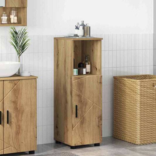 Badezimmerschrank mit Speicher Artisan-Eiche 30 x 35 x 95 cm