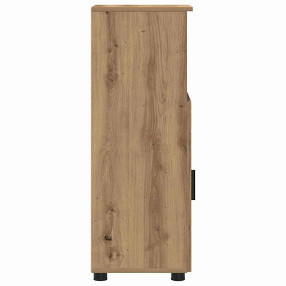 Badezimmerschrank mit Speicher Artisan-Eiche 30 x 35 x 95 cm