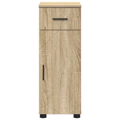 Badezimmerschrank mit Schubladen Sonoma-Eiche 30 x 35 x 80 cm