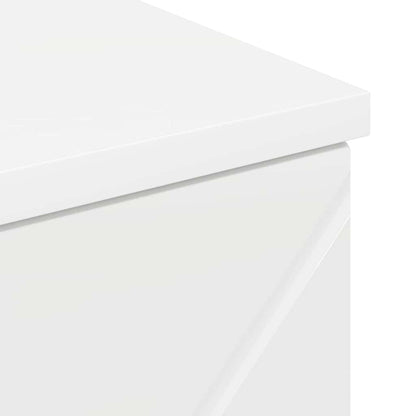 Badezimmerschrank mit Schubladen Hochglanz Weiß 30 x 35 x 80 cm