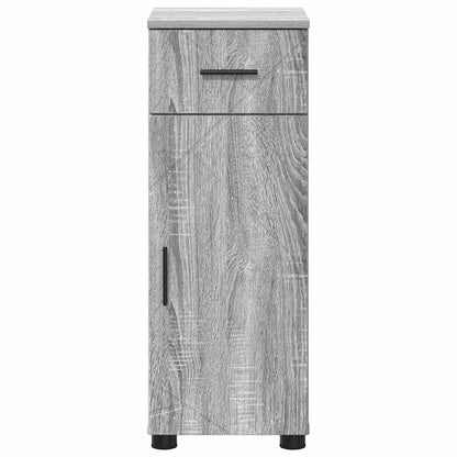 Badezimmerschrank mit Schubladen Graues Sonoma 30 x 35 x 80 cm