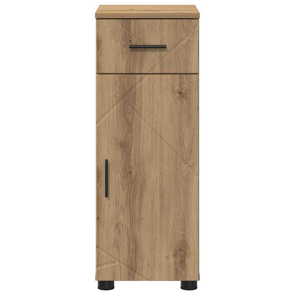 Badezimmerschrank mit Schubladen Artisan-Eiche 30 x 35 x 80 cm