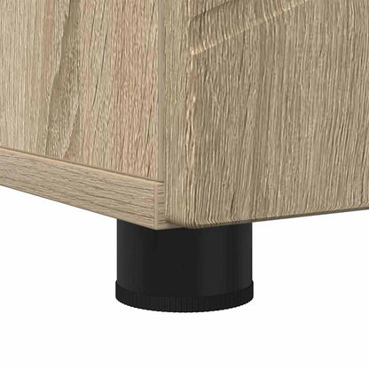 Bad hoher Schrank Sonoma-Eiche 30 x 35 x 192 cm Holzwerkstoff