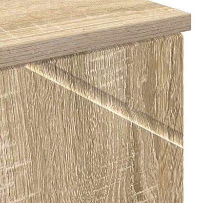 Bad hoher Schrank Sonoma-Eiche 30 x 35 x 192 cm Holzwerkstoff