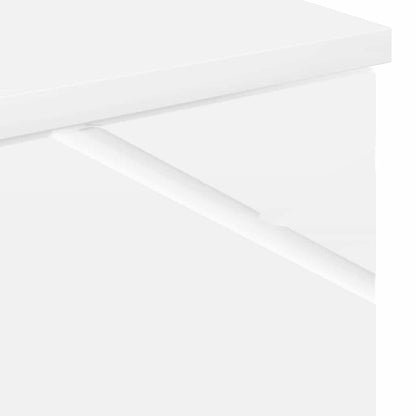 Bad hoher Schrank Hochglanz-Weiß 30 x 35 x 192 cm Holzwerkstoff