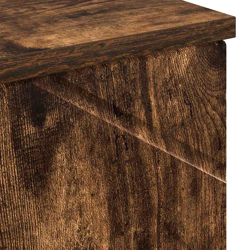 Bad hoher Schrank Räuchereiche 30 x 35 x 192 cm Holzwerkstoff