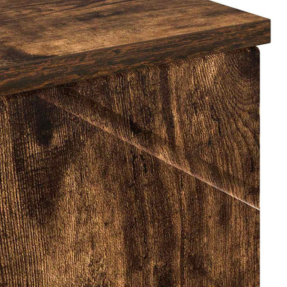 Bad hoher Schrank Räuchereiche 30 x 35 x 192 cm Holzwerkstoff