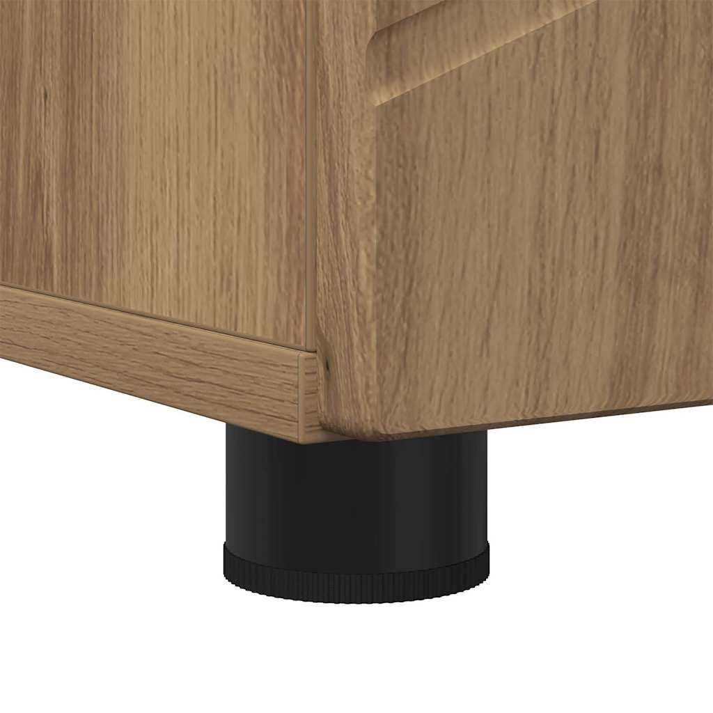 Bad hoher Schrank Artisan-Eiche 30 x 35 x 192 cm Holzwerkstoff