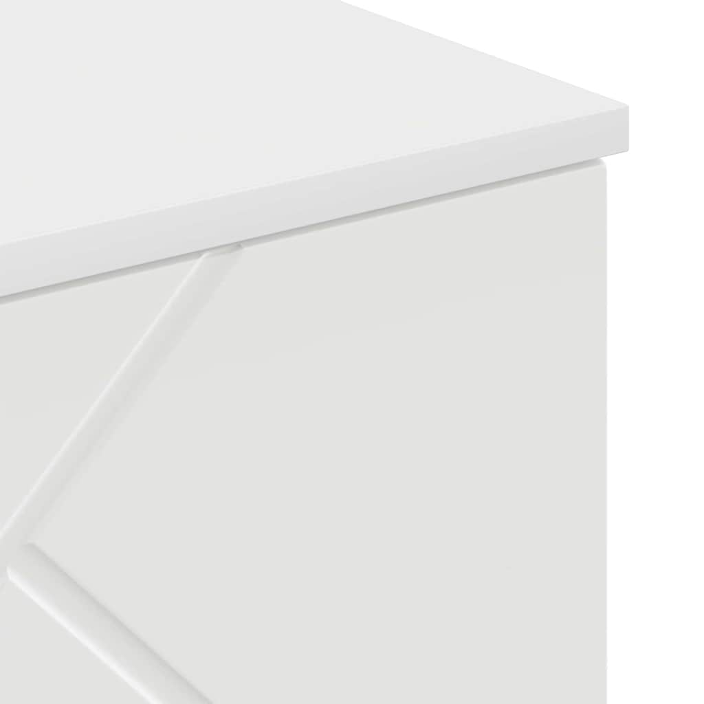Badezimmerschrank Weiß 30 x 31,5 x 61 cm Holzwerkstoff & Metall