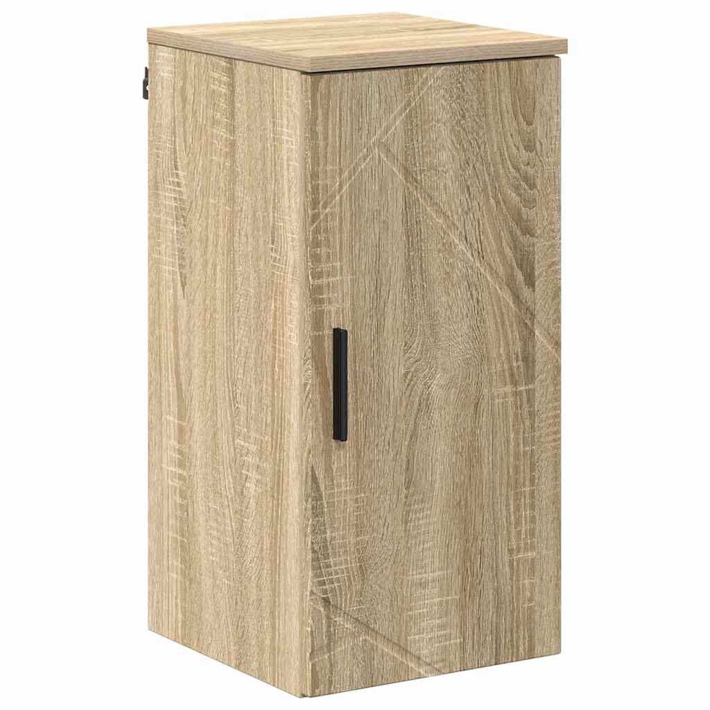 Badezimmerschrank Wandmontiert Sonoma-Eiche 30 x 31,5 x 61 cm