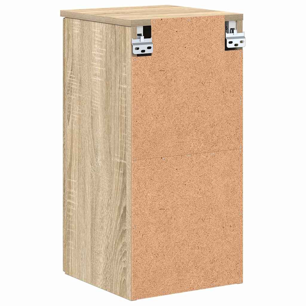 Badezimmerschrank Wandmontiert Sonoma-Eiche 30 x 31,5 x 61 cm