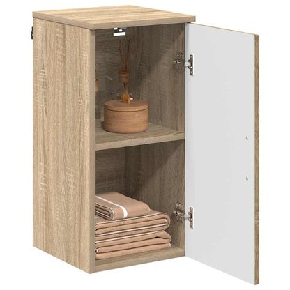 Badezimmerschrank Wandmontiert Sonoma-Eiche 30 x 31,5 x 61 cm