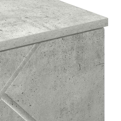 Badezimmer Schrank Betongrau 30 x 31,5 x 61 cm Holzwerkstoff