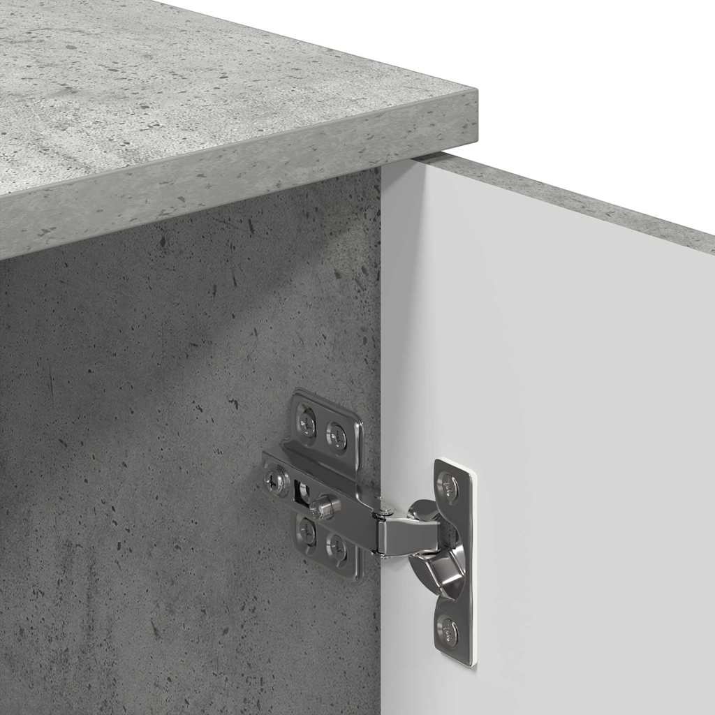 Badezimmer Schrank Betongrau 30 x 31,5 x 61 cm Holzwerkstoff