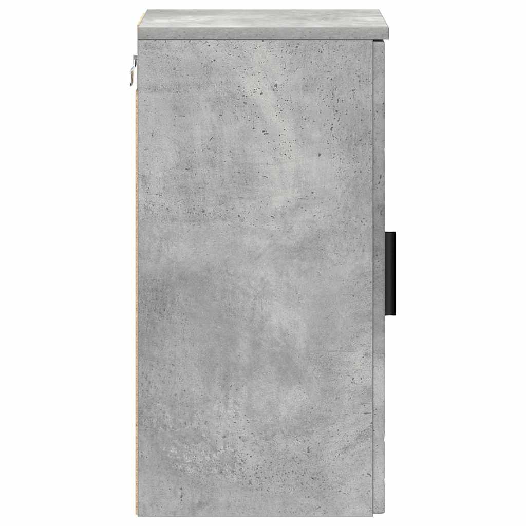 Badezimmer Schrank Betongrau 30 x 31,5 x 61 cm Holzwerkstoff