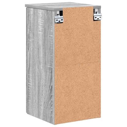 Badezimmerschrank Wandmontiert Graues Sonoma 30 x 31,5 x 61 cm