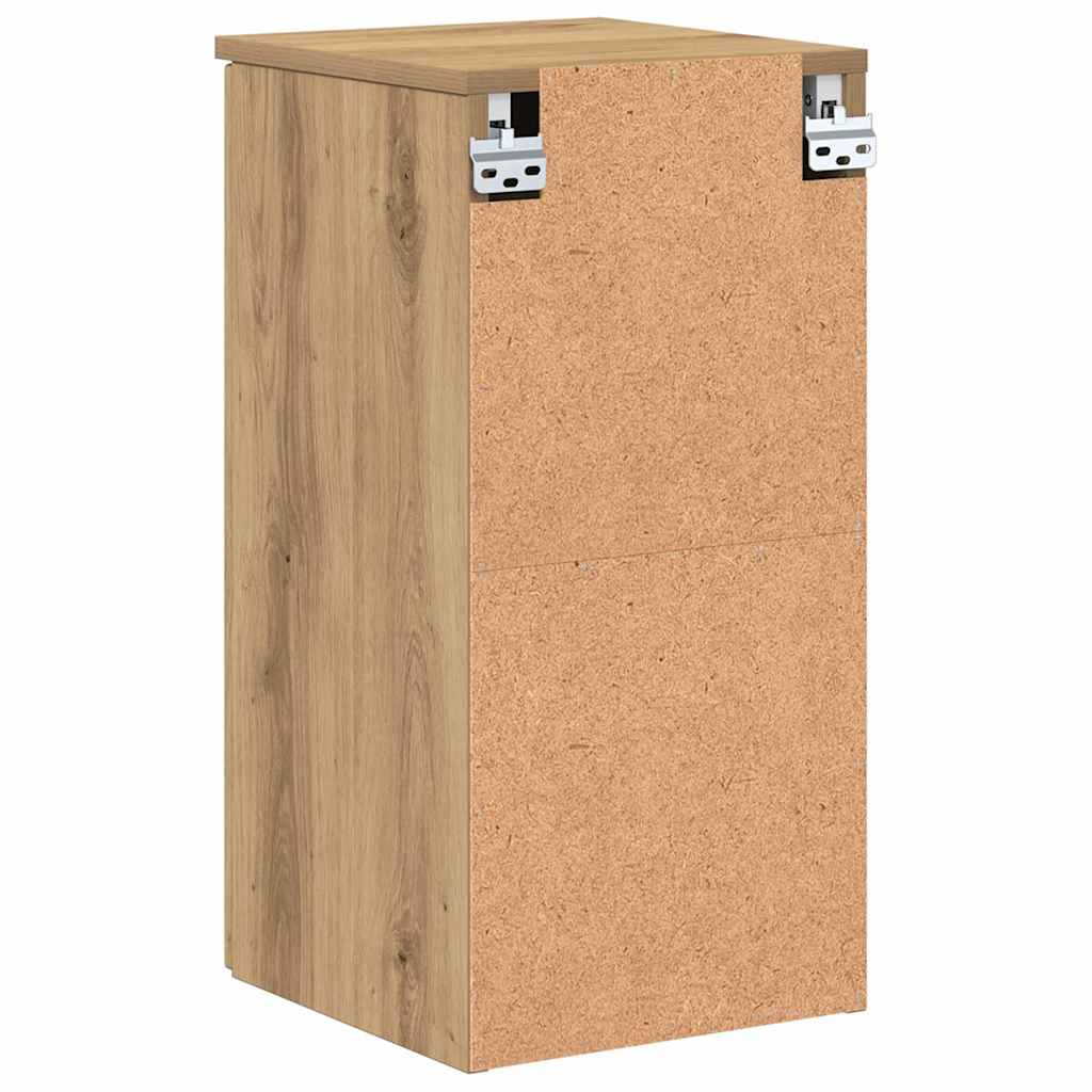 Badezimmerschrank Wandmontiert Artisan-Eiche 30 x 31,5 x 61 cm