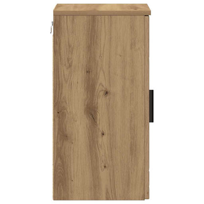 Badezimmerschrank Wandmontiert Artisan-Eiche 30 x 31,5 x 61 cm