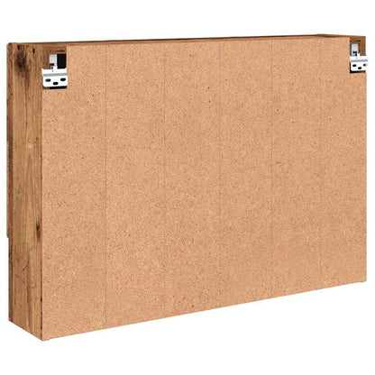 Badezimmer-Spiegelschrank Altholz 80 x 17 x 55 cm Holzwerkstoff