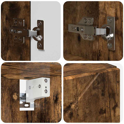 Spiegelschrank Räuchereiche 59 x 17 x 55 cm Holzwerkstoff
