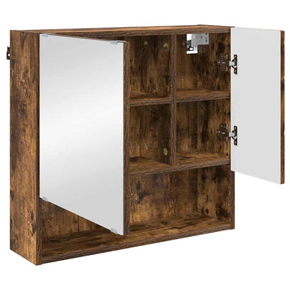 Spiegelschrank Räuchereiche 59 x 17 x 55 cm Holzwerkstoff