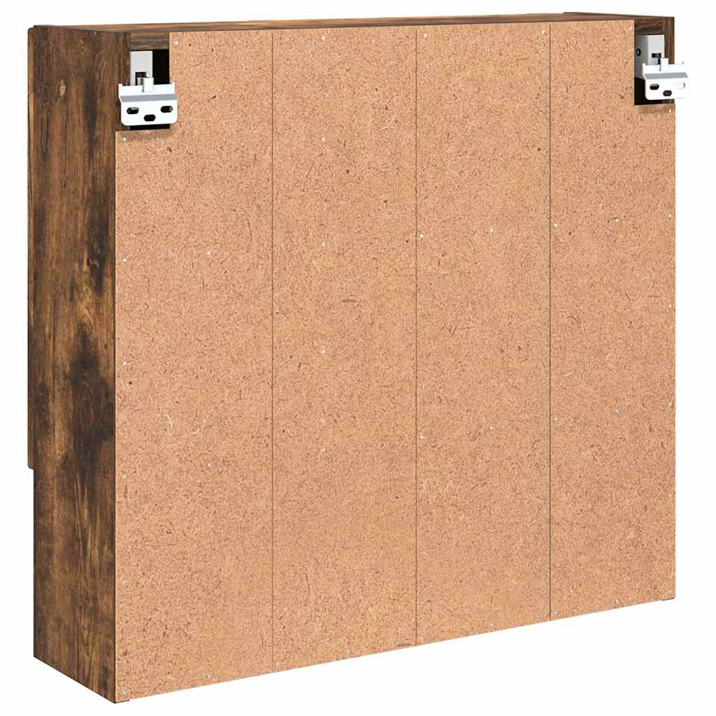 Spiegelschrank Räuchereiche 59 x 17 x 55 cm Holzwerkstoff