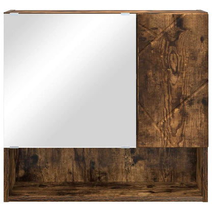 Spiegelschrank Räuchereiche 59 x 17 x 55 cm Holzwerkstoff